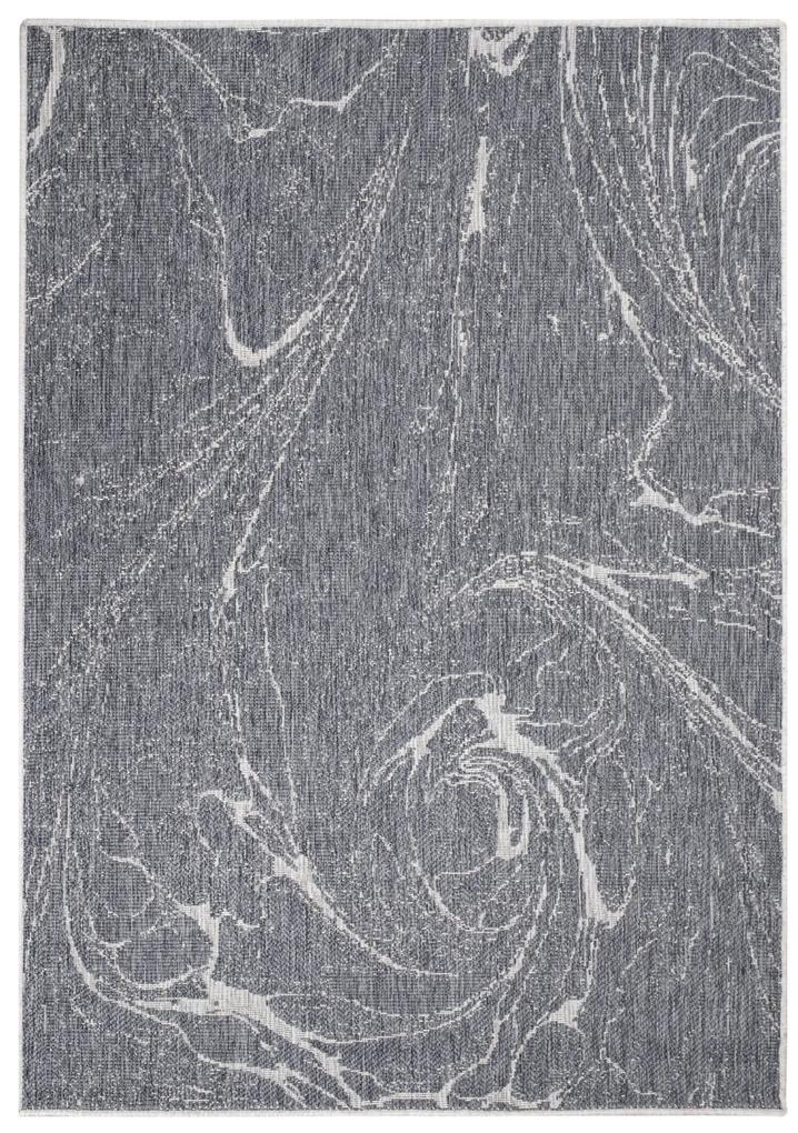 Dekorstudio Obojstranný koberec na terasu DuoRug 5733 - sivý Rozmer koberca: 120x170cm