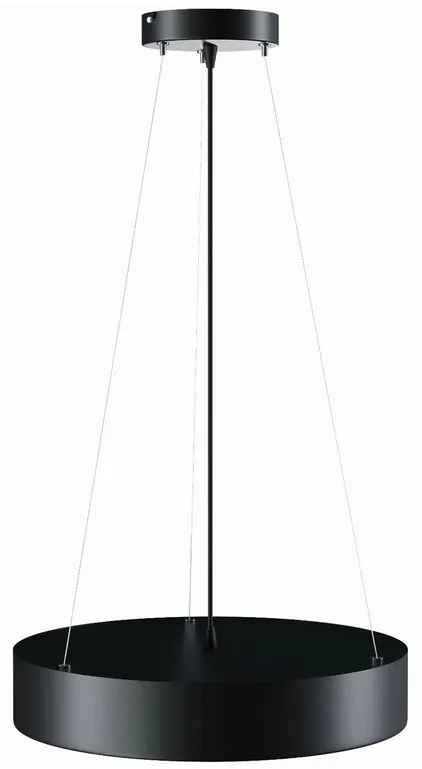 TEMAR Závesné moderné osvetlenie na lanku CLEO, 3xE27, 40W, okrúhle, čierne