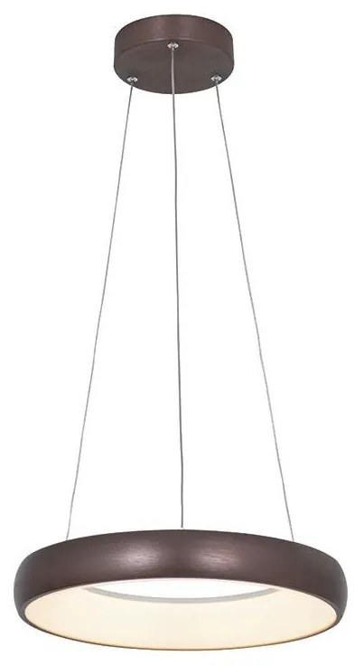 Zambelis 2047 - LED Stmievateľný luster na lanku LED/30W/230V pr. 40 cm hnedá