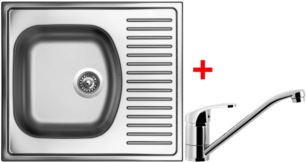 Set Sinks SHORT 580 V matný + batéria PRONTO