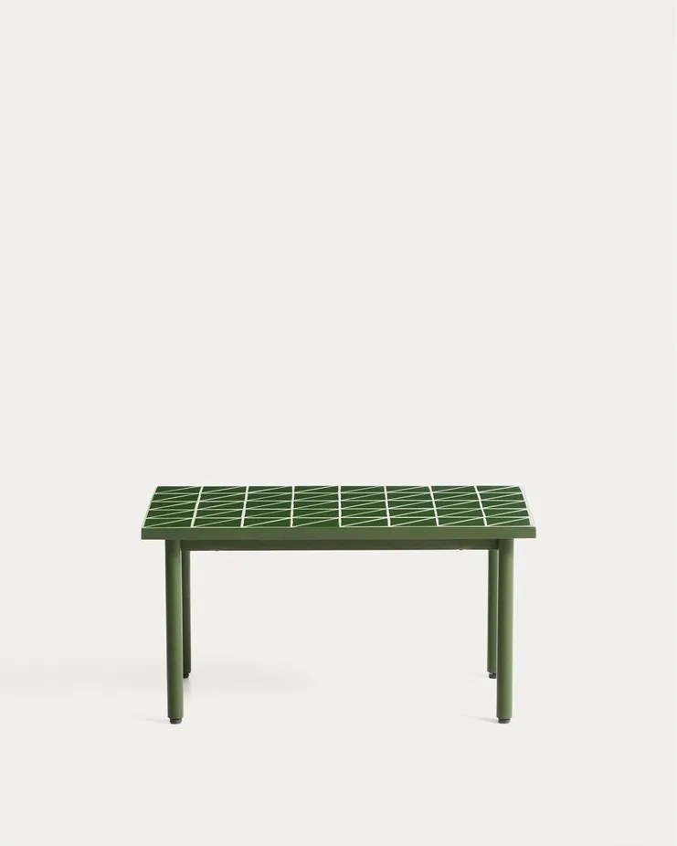 Záhradný stolík s keramickou doskou 51x81 cm Maurina – Kave Home