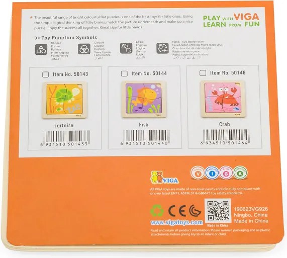 Puzzle na podložke Viga 50146 krab