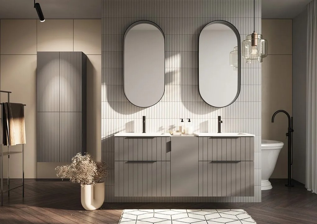 Sapho Sapho, CIRASA STRIP umývadlová skrinka 59,2x64x46cm, siena, CR601-4242S