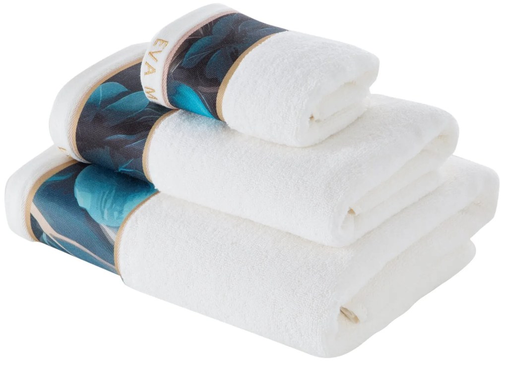 FROTÉ UTERÁK EVA MINGE12 30X50 CM BIELA