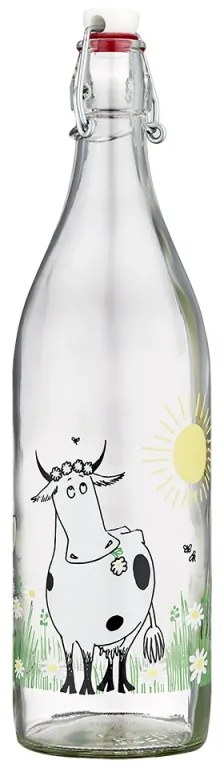 Sklenená fľaša Moomin Meadow 1l
