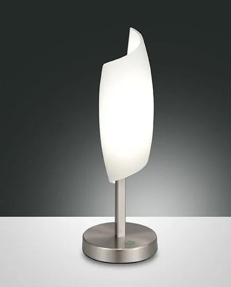 Stolové svietidlo FABAS ROXIE TABLE LAMP SATINED NICKEL 3300-30-178