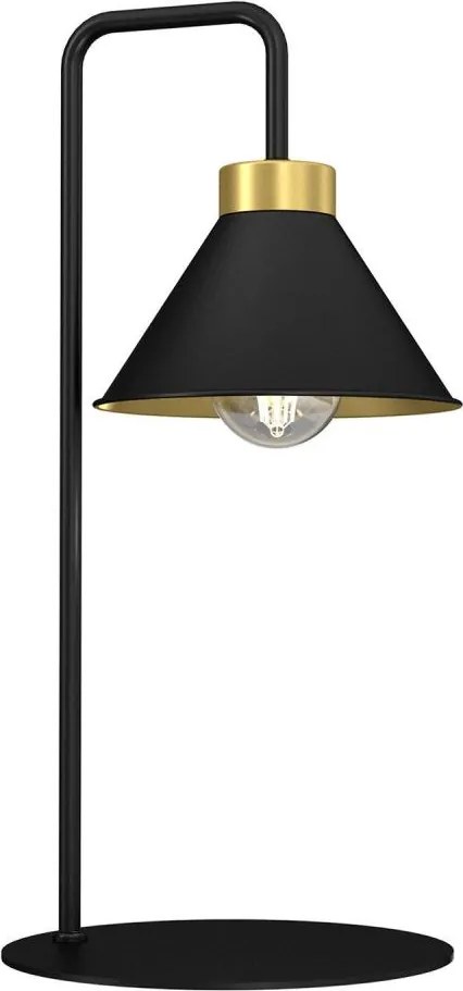 Stolná lampa DEMET 1xE27/15W/230V čierna/zlatá