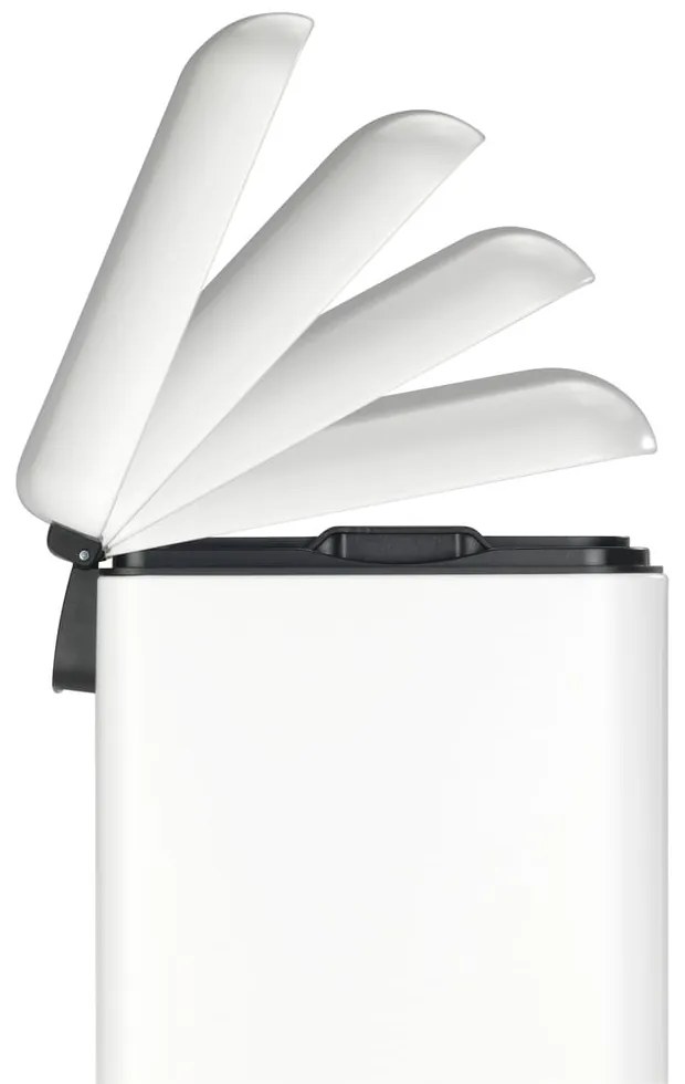 Biely pedálový odpadkový kôš Wenko, 30 l