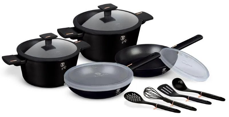 Nepriľnavá sada hrncov 12 ks, Monaco Collection BerlingerHaus