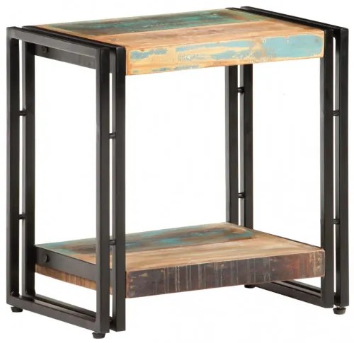 vidaXL Príručný stolík 40x30x40 cm recyklovaný masív-