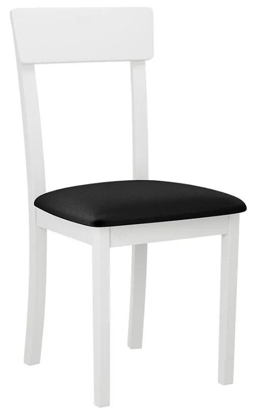 Jedálenská stolička Malzik I, Morenie: biela, Poťahové látky: Hygge D91