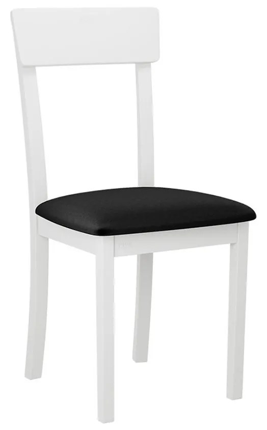 Jedálenská stolička Malzik I, Morenie: biela, Poťahové látky: Kronos 22