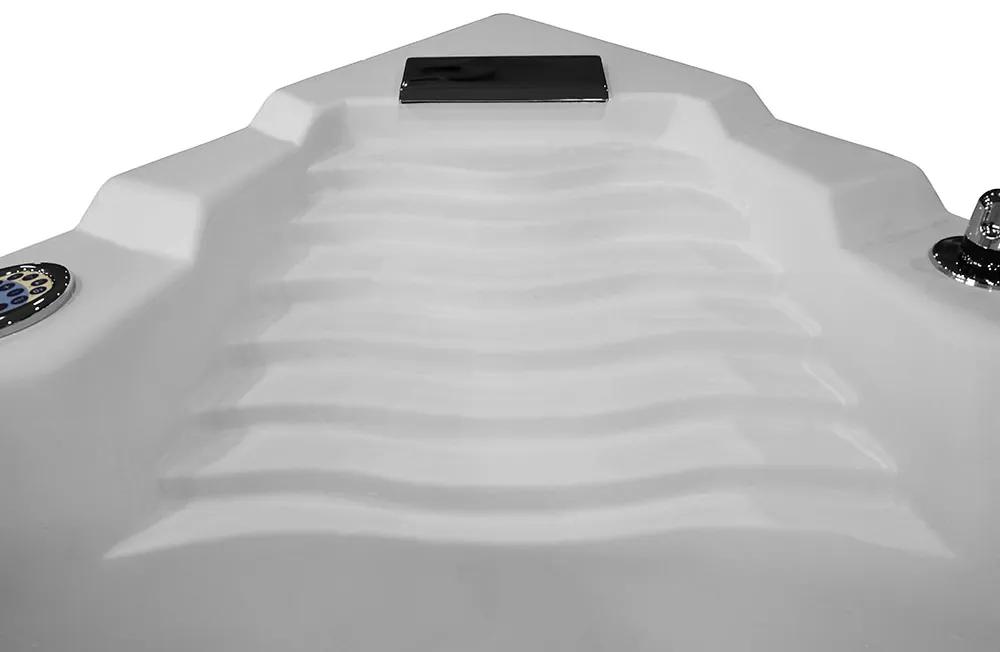 M-SPA - Kúpeľňová vaňa s hydromasážou 003 PLUS pre 2 osoby 140 x 140 x 67 cm