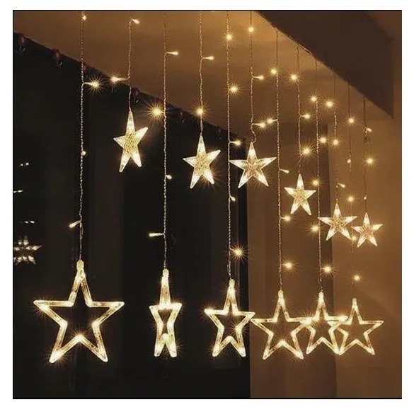 Solight 1V227 - LED Vianočný svetelný záves 3,3 m 77xLED/3xAA