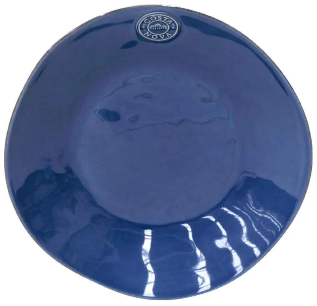 Keramický polievkový tanier Nova denim, 25 cm, COSTA NOVA, sada 6 ks