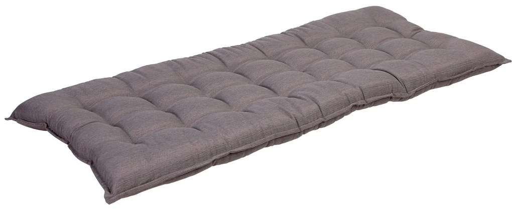 Naxos, podložka na lavicu, čalúnená podložka, penová výplň, štruktúrovaný polyester, 110 × 7 × 47 cm