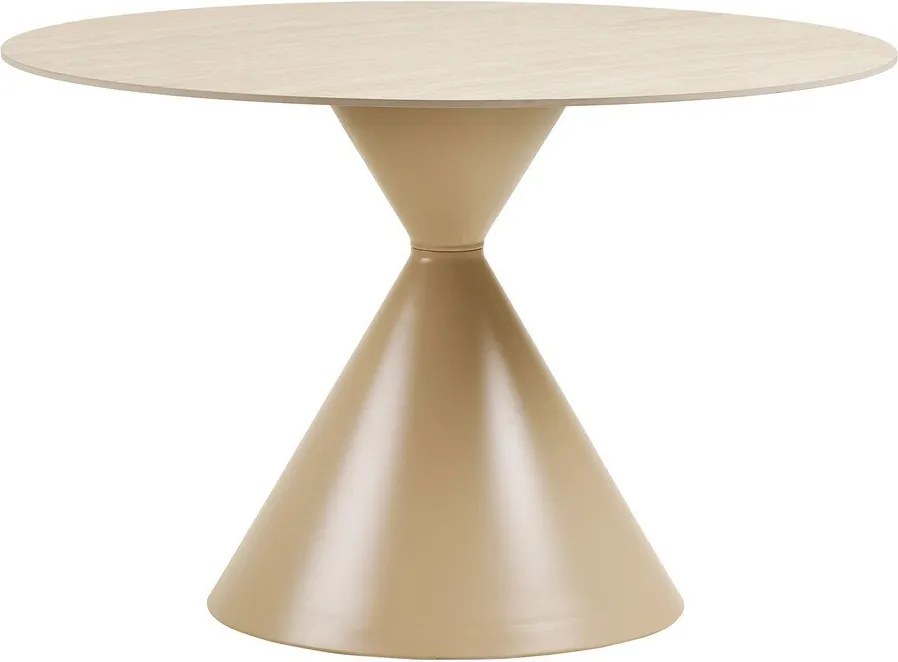 Okrúhly jedálenský stôl s keramickou doskou ø 120 cm Annecy – House Nordic