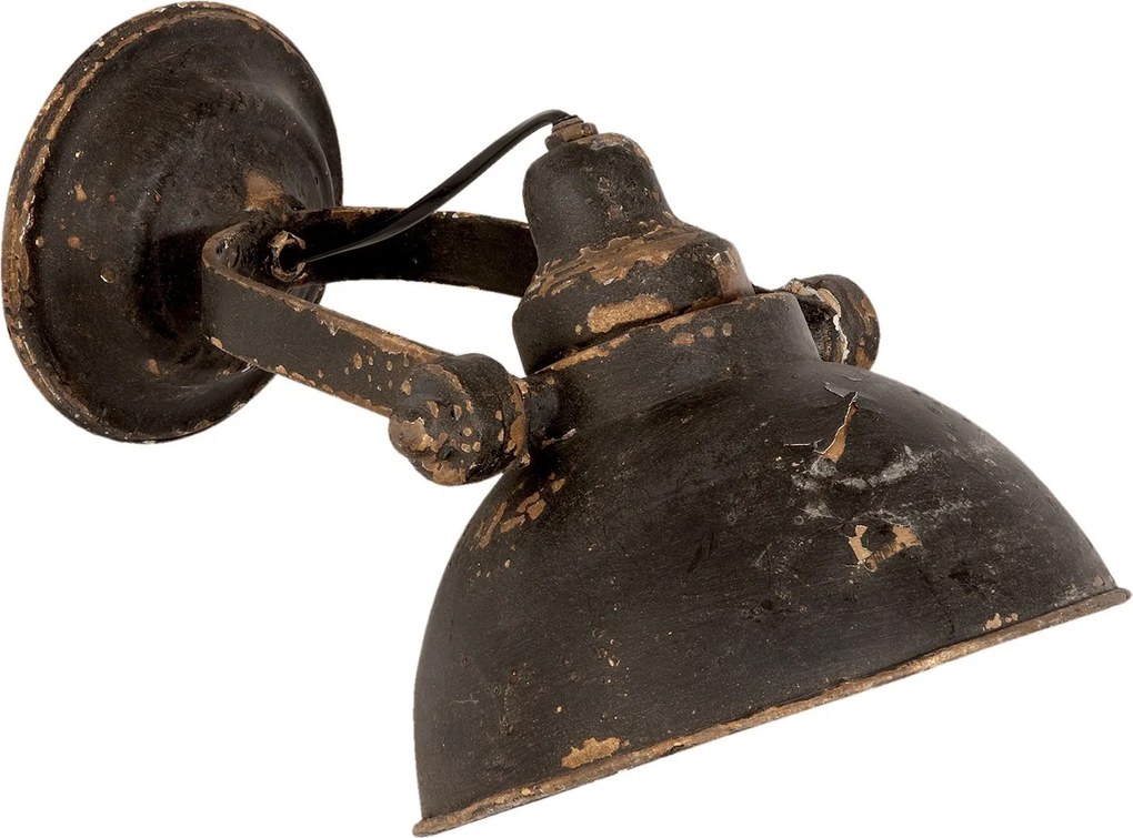 Nástenná čierna retro lampa - 21 * 30 * 19 cm E14 / 25W