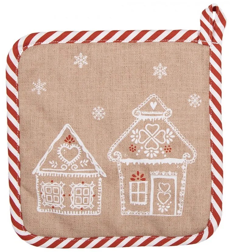 Chňapka s perníkovými chalúpkami Gingerbread Bliss - 20*20 cm