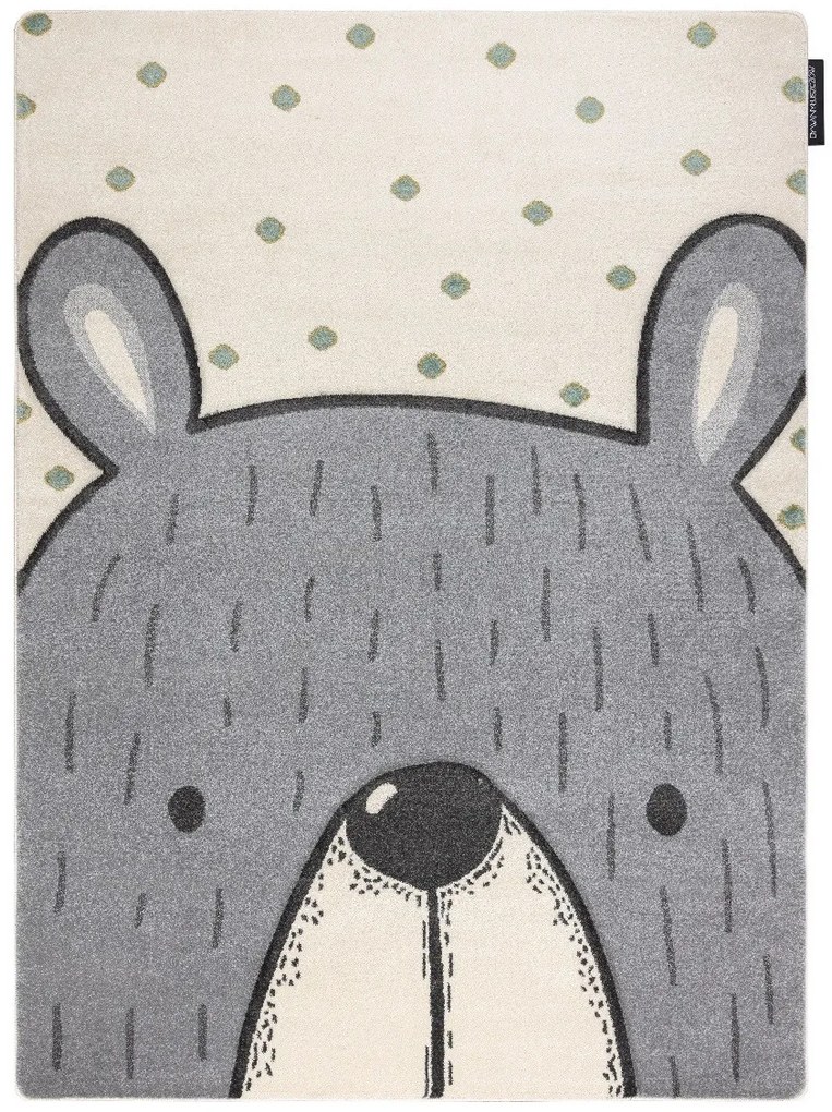 Dywany Łuszczów Detský kusový koberec Petit Bear cream - 120x170 cm