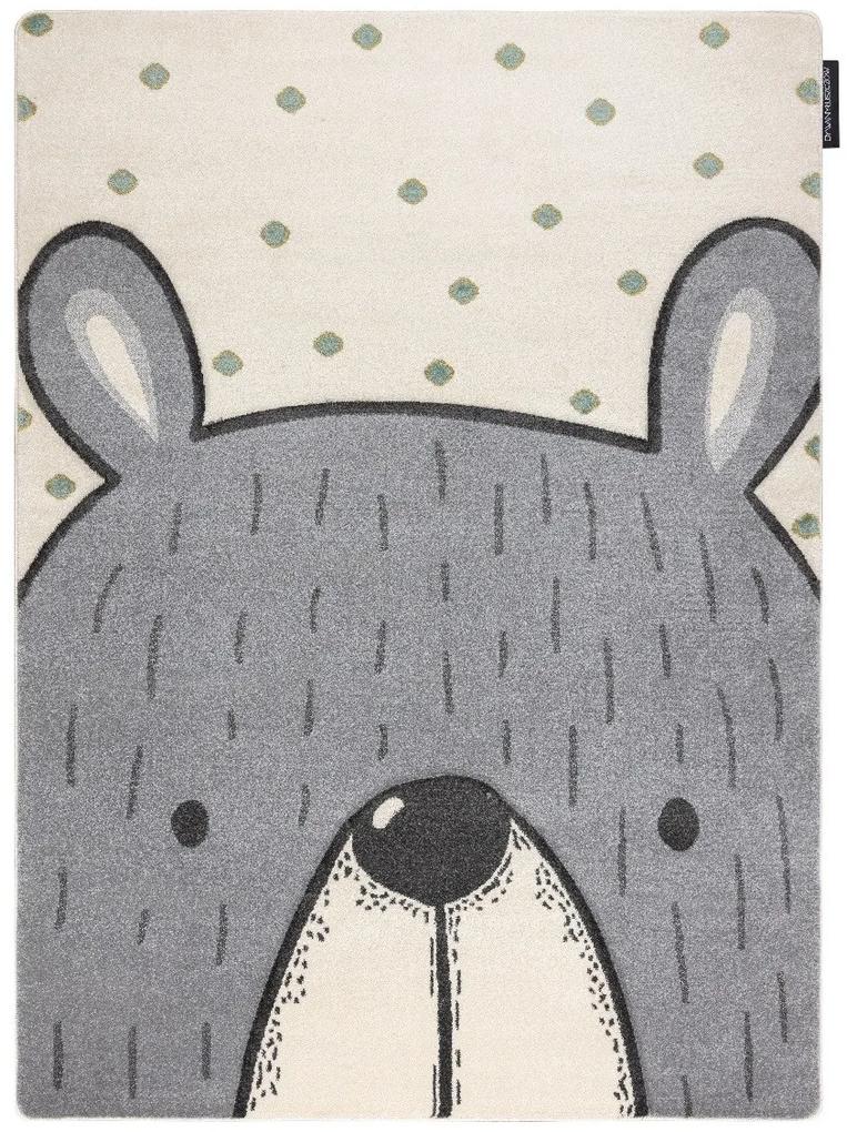 Dywany Łuszczów Detský kusový koberec Petit Bear cream - 240x330 cm