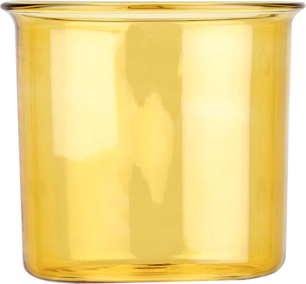 Hrnček Muurla sklenený 350 ml jantárový