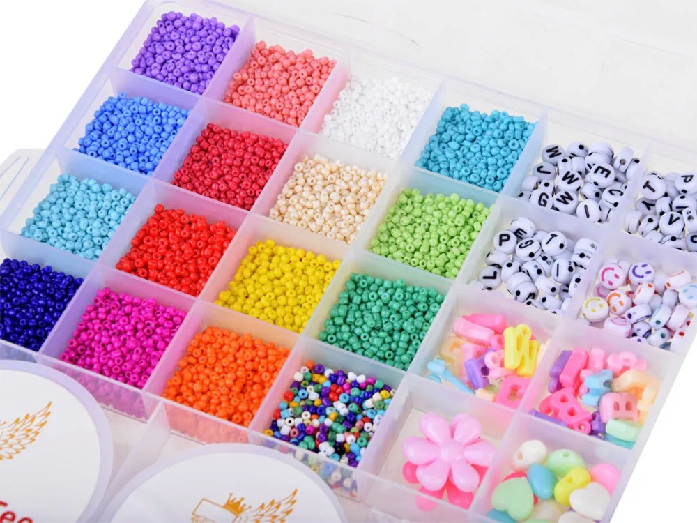 JOKOMISIADA Korálky na náramky korálky set DIY detské šperky ZA4172