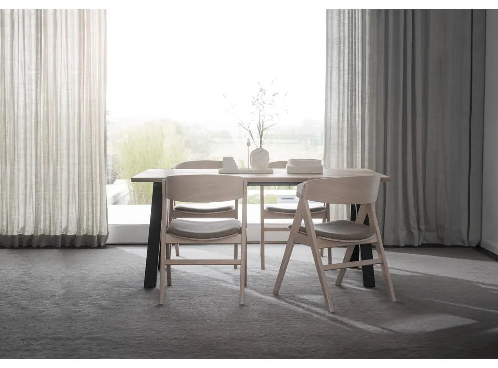 Jedálenské stoličky v súprave 2 ks v prírodnej farbe Waterton - Rowico