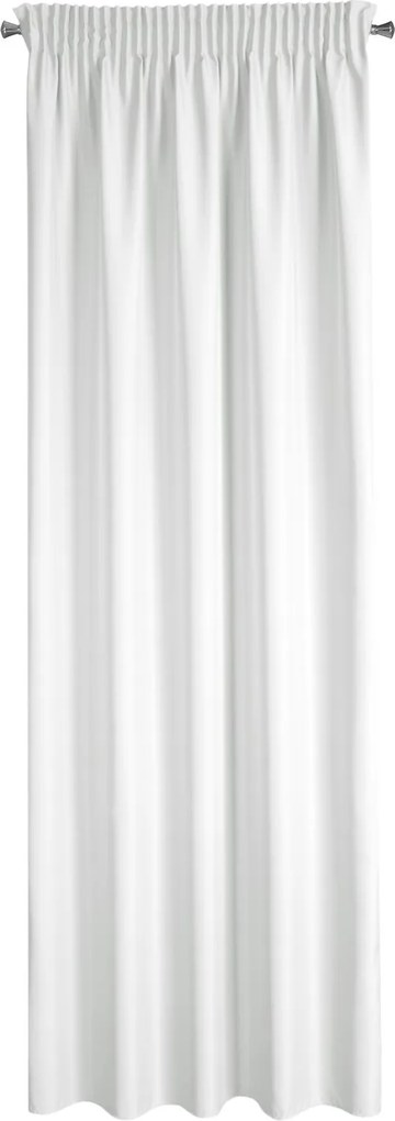 ZÁVES NA PÁSKE RITA 140X270 CM BIELA