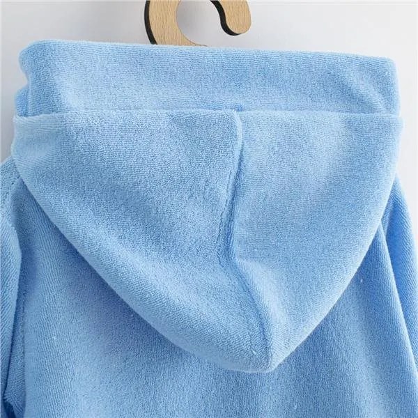 Detský froté župan New Baby Comfortably blue, vel. 92/98