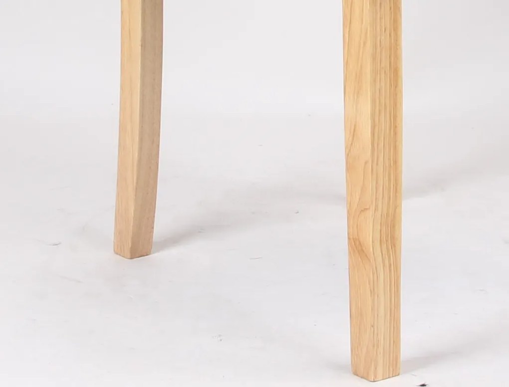 Jedálenská stolička s prešitím Kiki, svetlo šedá látka