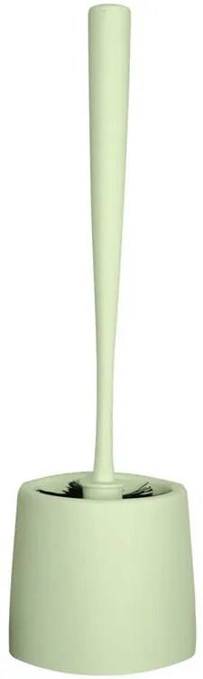 BISK Erga Ida, toaletná WC kefa z plastu na postavenie, svetlá zelená, ERG-08082