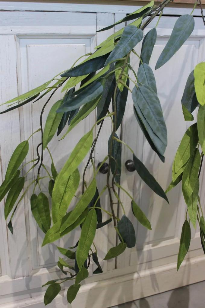 Zelený eukalyptus dlhý previsnutý 140 cm