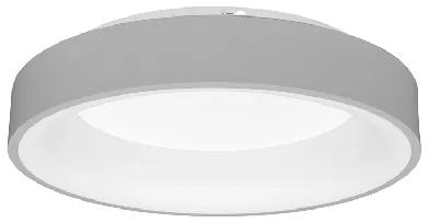 ECOLITE Stropné LED svietidlo NEST, 40W, teplá biela-studená biela, okrúhle, šedé