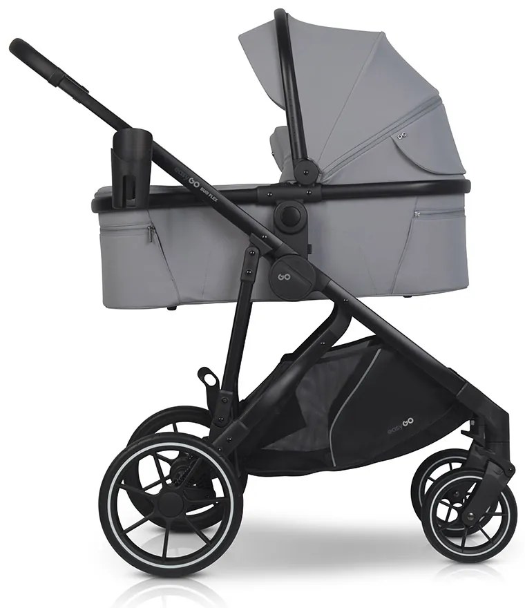 Súrodenecký kočík EasyGo Duoflex Cloudy Gray