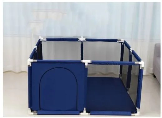 Bestent Ohrádka pre deti s loptičkami a košom 126x126x110cm BLUE