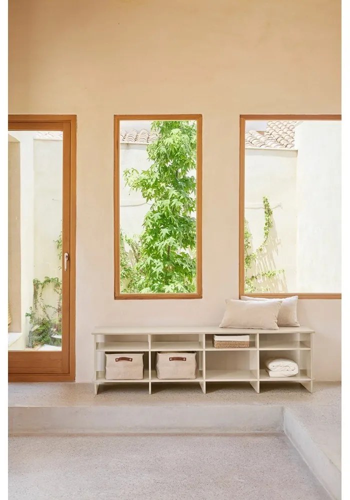 Krémový TV stolík 180x50x40 cm Inari – Teulat