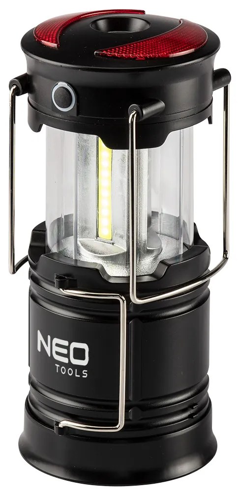 NEO TOOLS Batériové kempingové svetlo 200 lm 3xAA 3 v 1 COB LED 99-030