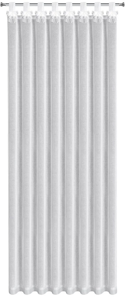 ZÁCLONA NA PÚTKACH ALEXANDRA 140X250 CM BIELA
