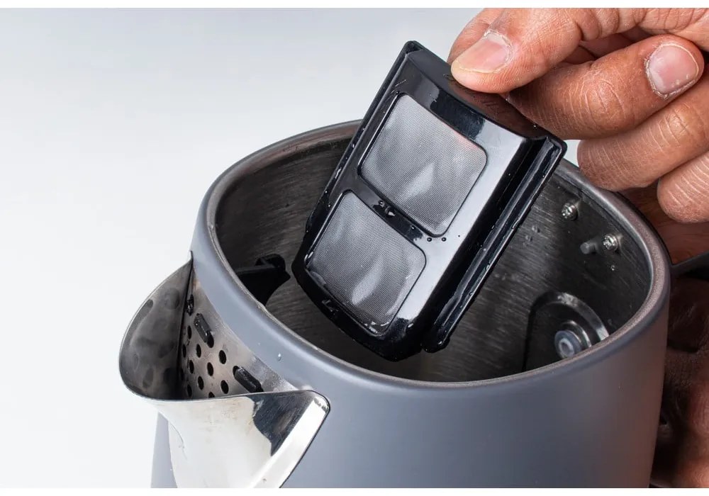 Tmavosivá rýchlovarná kanvica 1,7 l Dorchester – Haden