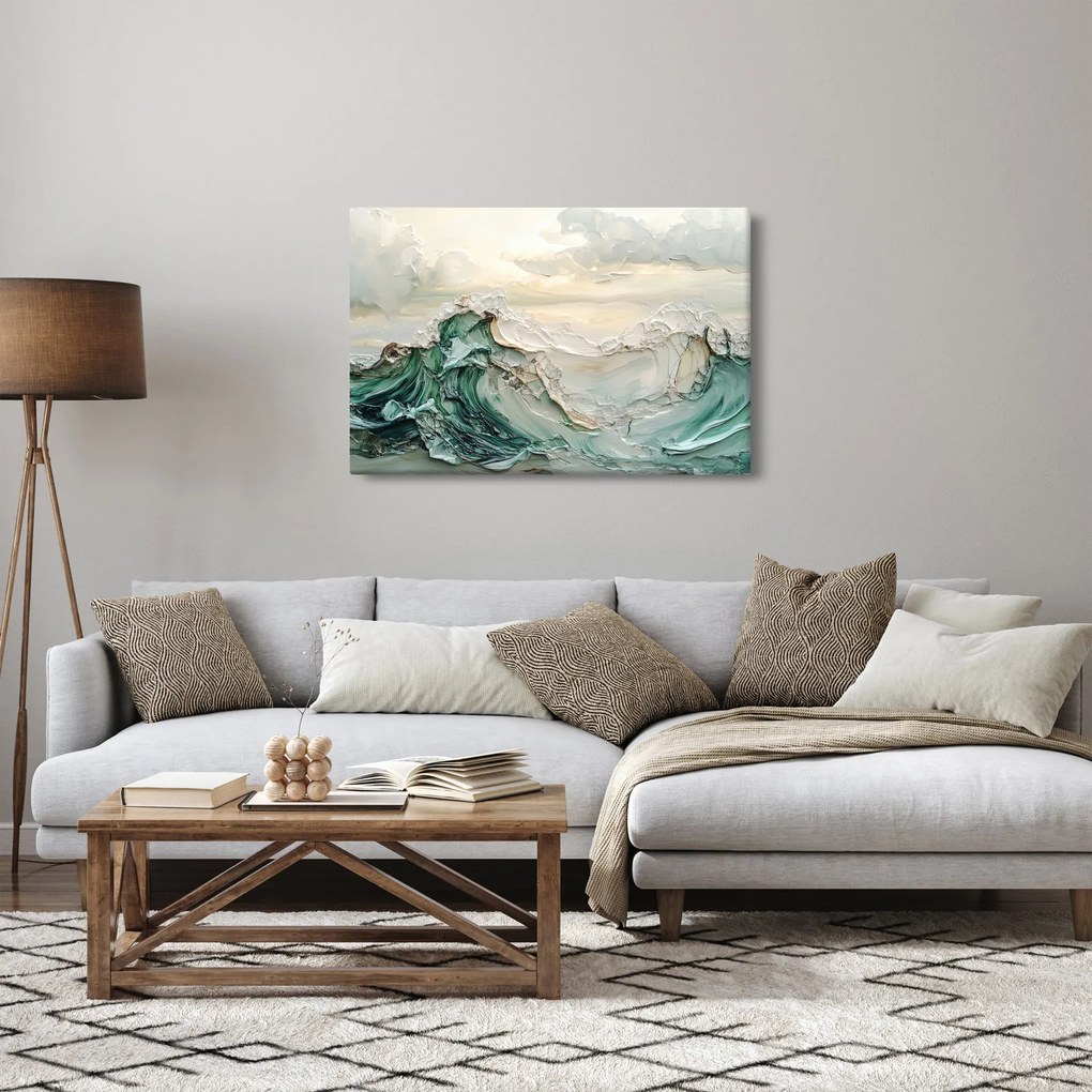 Obraz - 3D abstrakcie mora (90x60 cm)