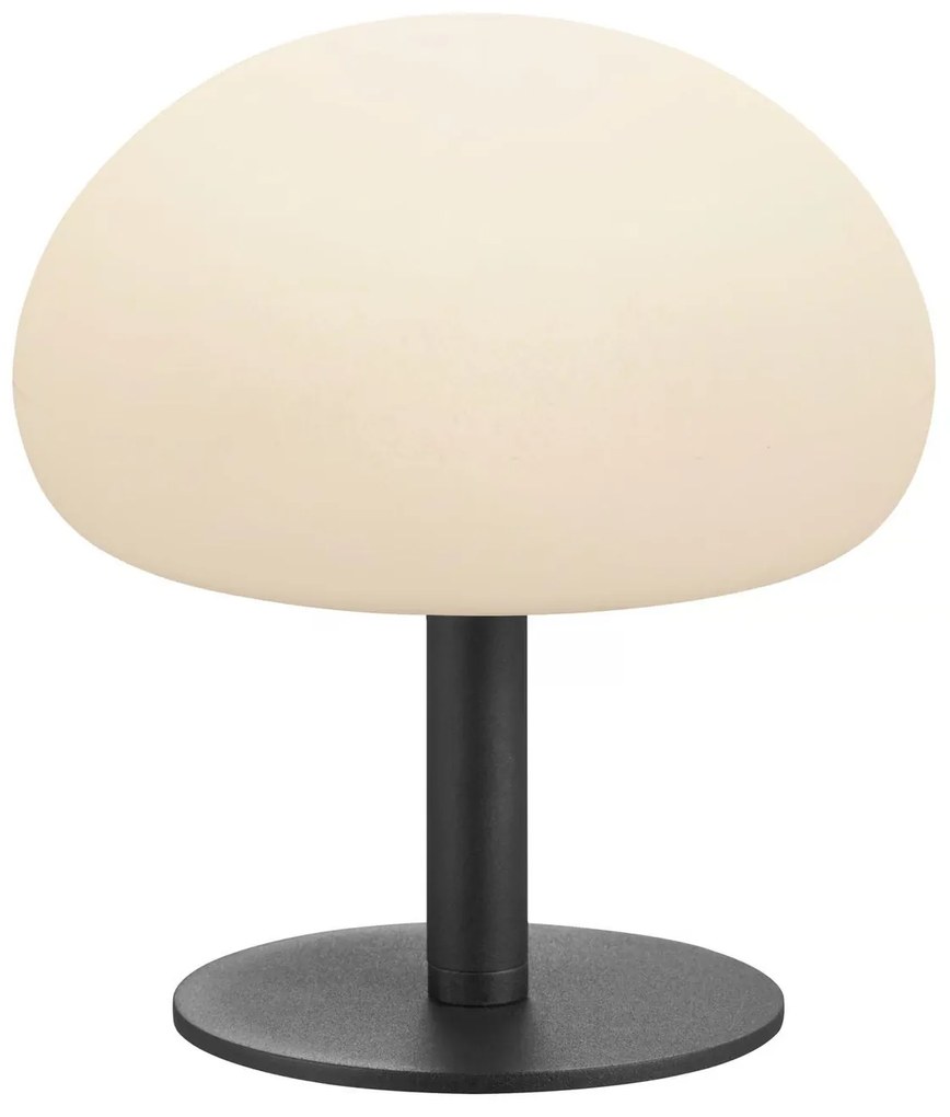 Nordlux Čierna prenosná stolná LED lampa Sponge 20 4,8W 21,5cm 2018135003