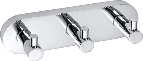 Bemeta Design OMEGA: Vešiak, s 3 háčikmi - 104405232