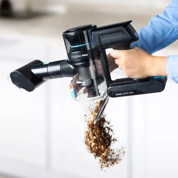 Niceboy ION Hurricane H7- Flexibilný bezdr. tyč. vysávač 2v1 200W/2200 mAh čierna