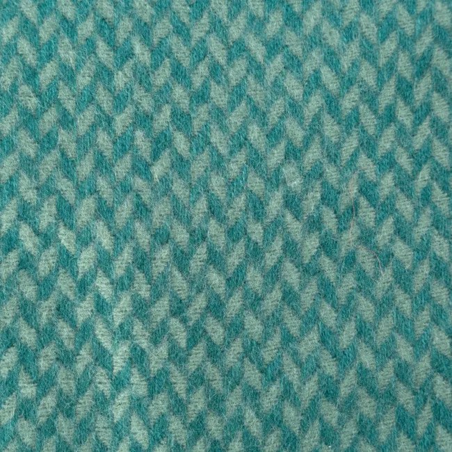 Deka AKRYL so strapcami, mätová / tyrkysová