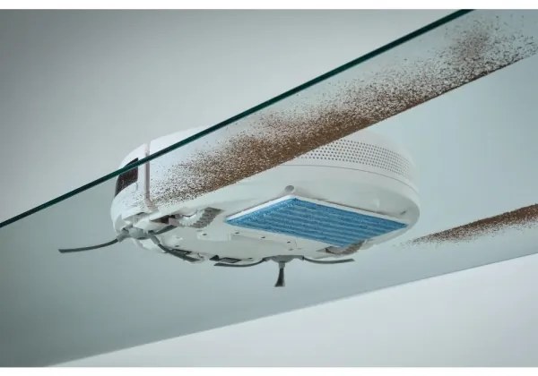 Sencor - Robotický vysávač s mopom 2v1 18W/1500 mAh biela + diaľkové ovládanie