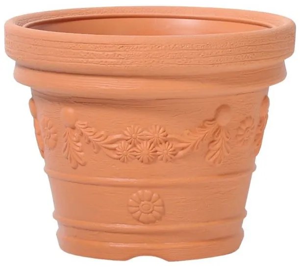 Prosperplast Kvetináč Decora Ancient oranžový, varianta 45 cm