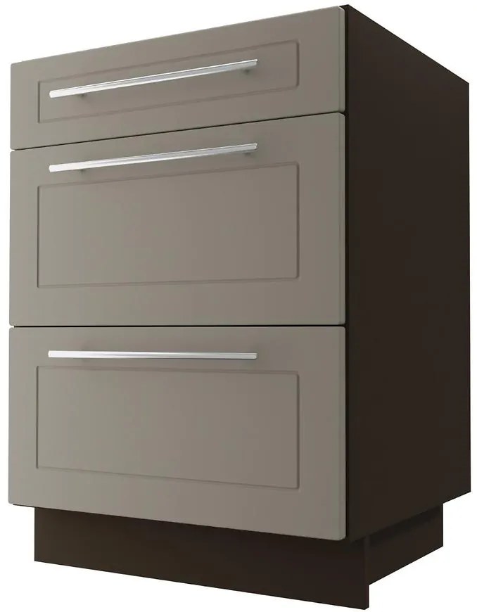 Kuchynská skrinka D3E/60 Quantum beige mat/lava