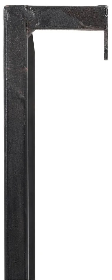 Matne čierna polica z jedľového dreva Maddison - Light &amp; Living