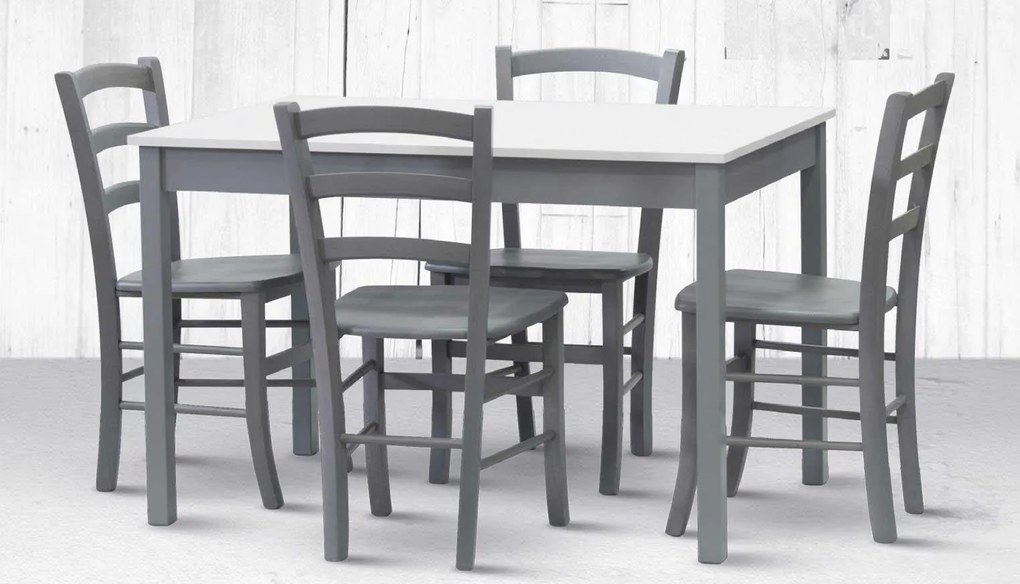 Stima Stôl TWIN Odtieň: Jilm Tossini / bílá podnož, Rozmer: 80 x 80 cm